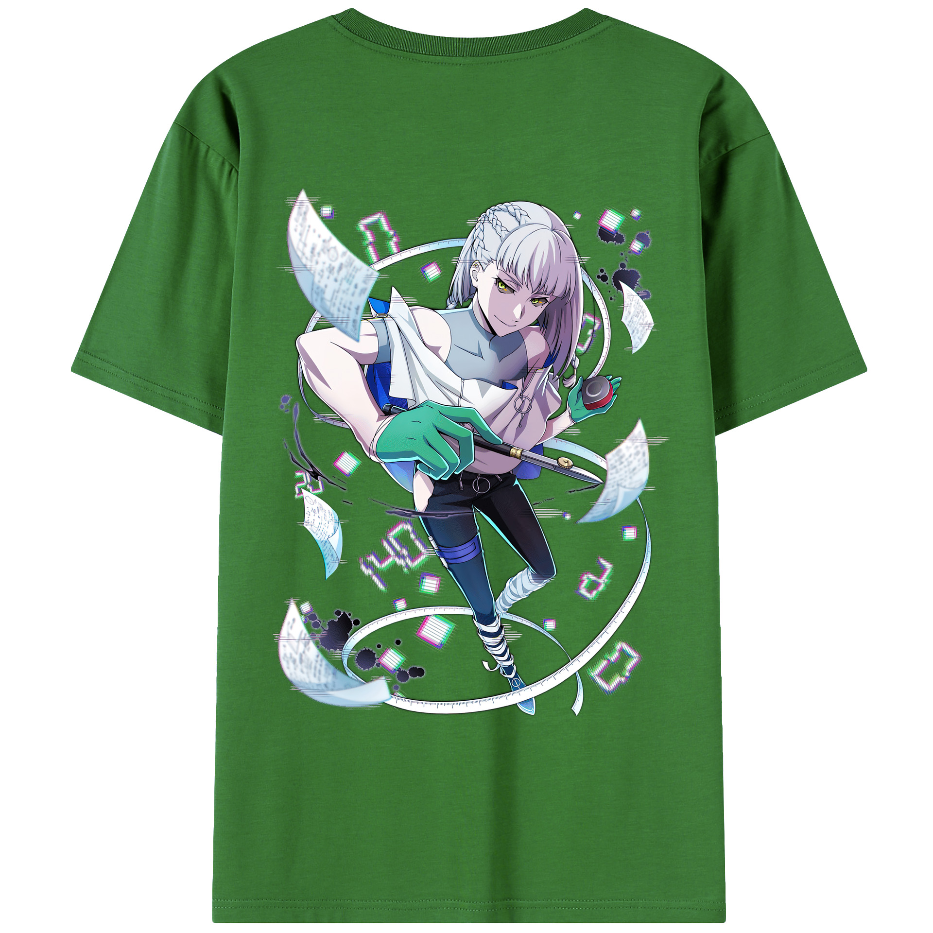 （画像用） 文豪ストレイドッグス Bungo Stray Dogs レディース半袖Tシャツ(バックプリント)